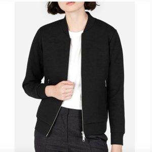 Everlane The Street Fleece Bomber in Black XS